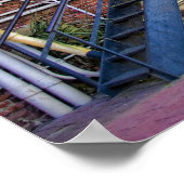  River Street Savannah Georgia Travel Foto Poster (Hoek)