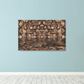River Styx Walls of Hades Abstract kunstdoek Canvas Afdruk (Insitu (Houten vloer))