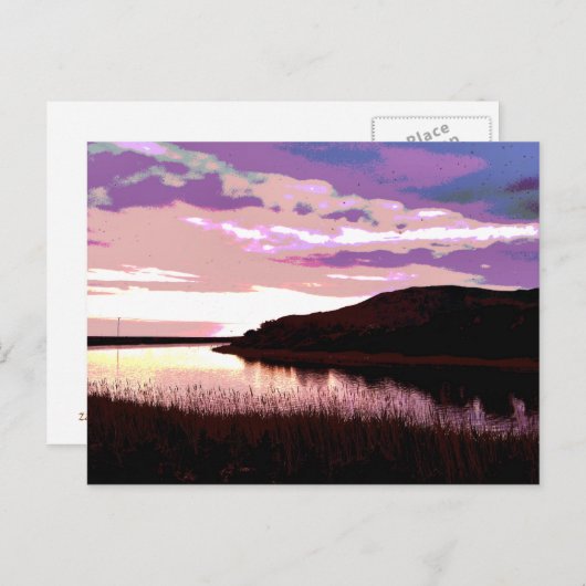 RIVER SUNSET BRIEFKAART (Voorkant / Achterkant)