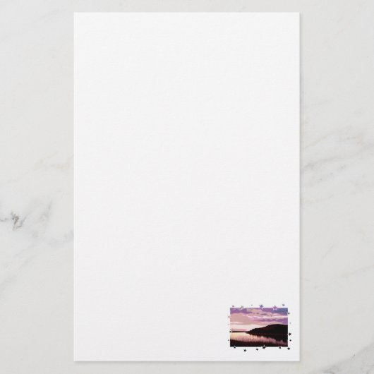 RIVER SUNSET BRIEFPAPIER (Voorkant)