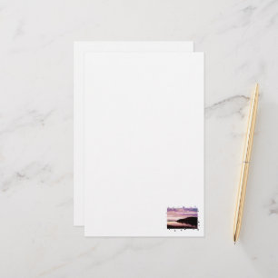 RIVER SUNSET BRIEFPAPIER