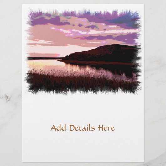 RIVER SUNSET FLYER (Voorkant)