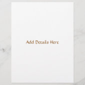 RIVER SUNSET FLYER (Achterkant)