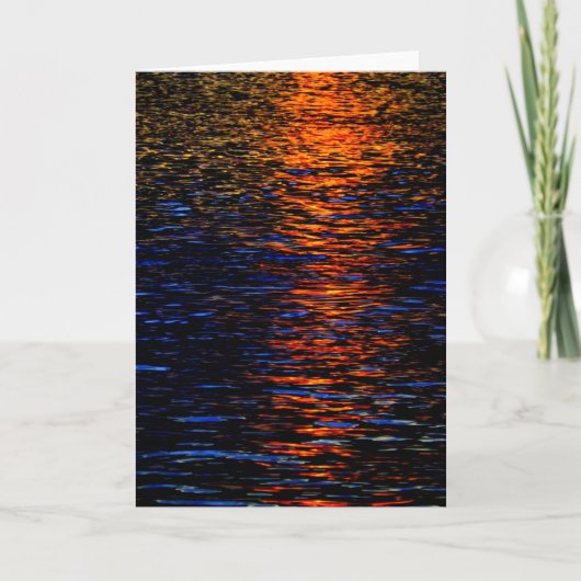 River Sunset Greeting/Notecard Kaart (Voorkant)