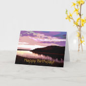 RIVER SUNSET KAART (Gele Bloem)