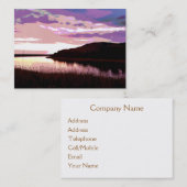 RIVER SUNSET VISITEKAARTJE (Voorkant / Achterkant)