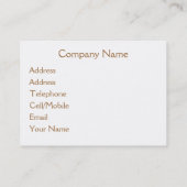 RIVER SUNSET VISITEKAARTJE (Achterkant)