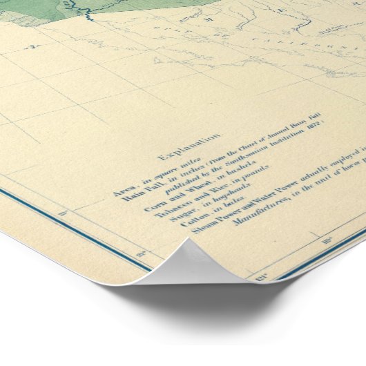 River Systems in de Verenigde Staten Poster (Hoek)