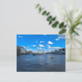River Thames and Tower Bridge Briefkaart (Staand voorkant)