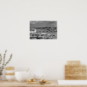 River Thames Flood Barrier Greenwich Londen Poster (Keuken)