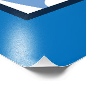 River Thames Regatta - retro stijl roeien Foto Afdruk (Hoek)