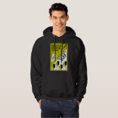 River Thames Regatta - retro stijl roeien Hoodie (Voorkant volledig)