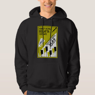 River Thames Regatta -  retro stijl roeien Hoodie