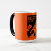 River Thames Regatta -  retro stijl roeien Magische Mok (Voorkant links)