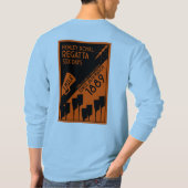 River Thames Regatta -  retro stijl roeien T-shirt (Achterkant)