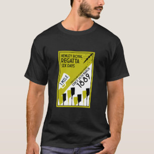 River Thames Regatta -  retro stijl roeien T-shirt