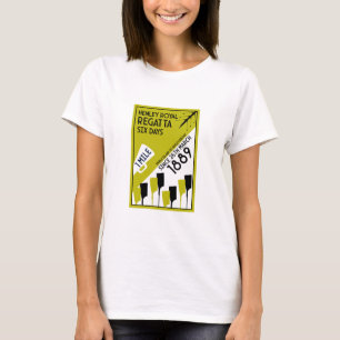 River Thames Regatta -  retro stijl roeien T-shirt