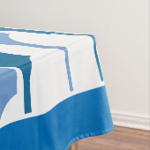 River Thames Regatta -  retro stijl roeien Tafelkleed (Voorbeeld)