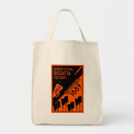River Thames Regatta -  retro stijl roeien Tote Bag