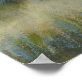 River Uitzicht Landschap Impressionistische Kunst Poster (Hoek)