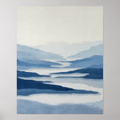 River Valley Abstract Wall Art Poster (Voorkant)