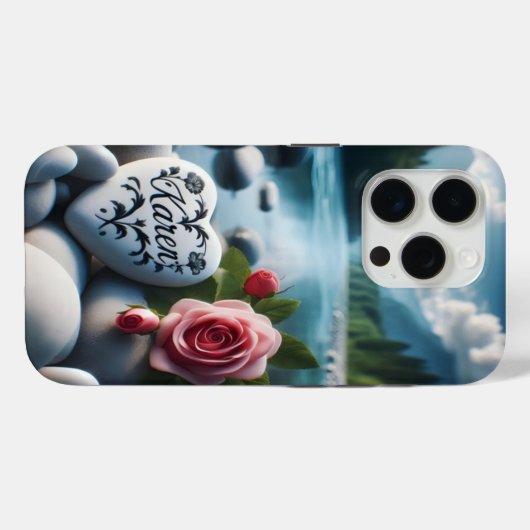 River Valley Heart Case-Mate iPhone Case (Achterkant (horizontaal))