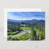 River Valley, Western-Amerika, Wyoming, Briefkaart (Voorkant / Achterkant)