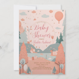 River Vista Baby shower Invitation Kaart