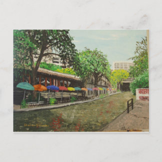 River Walk San Antonio, TX Painting Briefkaart
