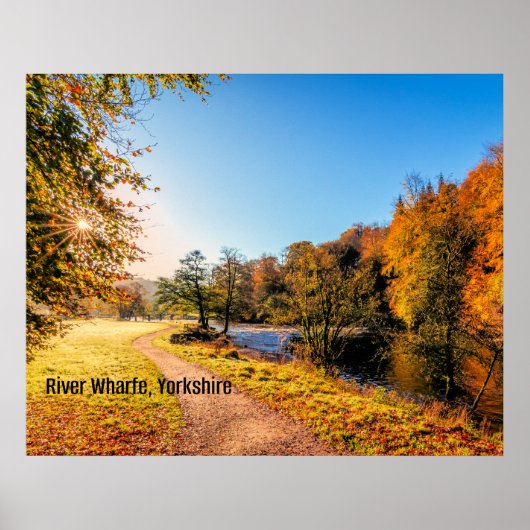 River Wharfe, Yorkshire Poster (Voorkant)