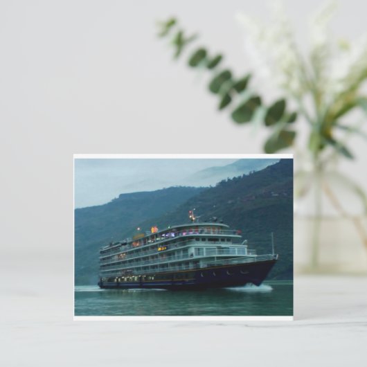 River YANGTZE -  BOOTCRUISE Briefkaart (Staand voorkant)