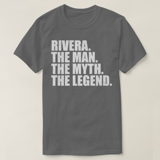 Rivera Familienaam Rivera Achternaam Rivera S T-shirt (Design voorkant)