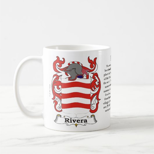 Rivera Family Coat of Arms Mok (Links)