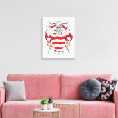 Rivera Family Crest Canvas Afdruk (Insitu (Woonkamer))