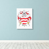 Rivera Family Crest Canvas Afdruk (Insitu (Houten vloer))
