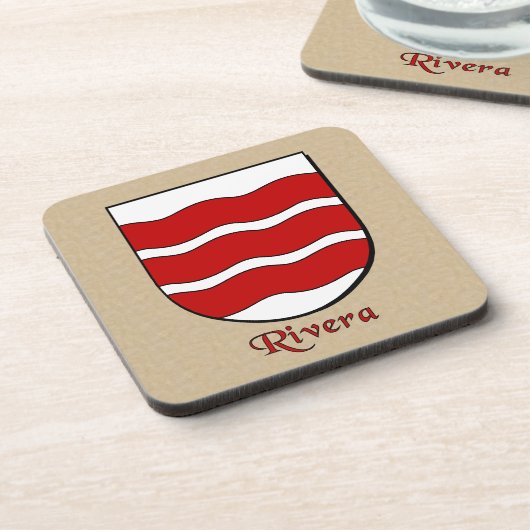 Rivera Family Shield Drankjes Onderzetter (Linkerzijde)