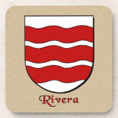 Rivera Family Shield Drankjes Onderzetter (Voorkant)