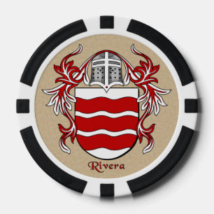 Rivera Heraldic Arms Pokerchips