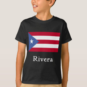 Rivera Puerto Ricaanse vlag T-shirt