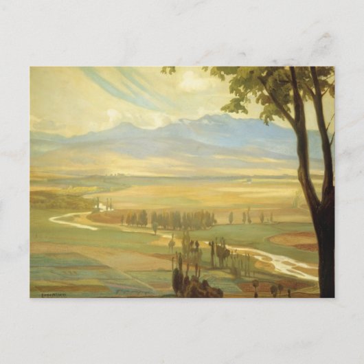 Rivera's "Avila Morning"-briefkaart Briefkaart (Voorkant)