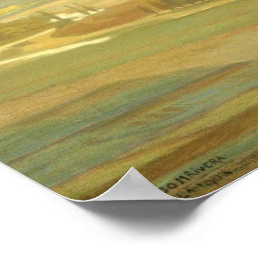 Rivera's "Avila Morning"-poster Poster (Hoek)