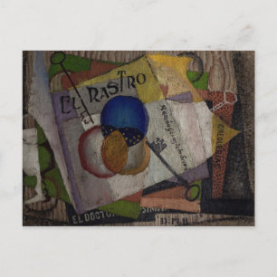 Rivera's briefkaart El Rastro