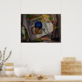 Rivera's "El Rastro"-poster Poster (Keuken)