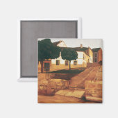 Rivera's "Street in Avila" magnet (Voorkant / Achterkant)