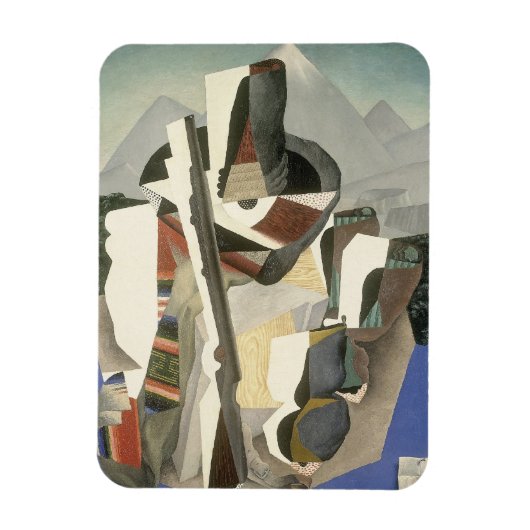 Rivera's "Zapata-stijl Landscape" magneet (Verticaal)