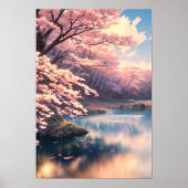 Riverbank en Sakura's Grace Poster (Voorkant)