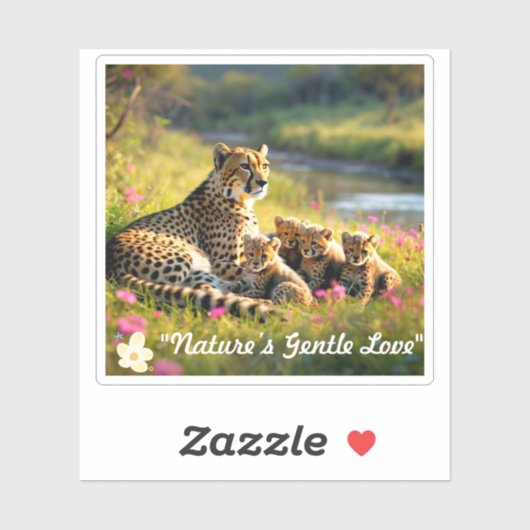 Riverbank Haven voor Cheetahs Sticker (Vel)