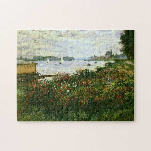 Riverbank in Argenteuil Monet Fine Art Legpuzzel (Horizontaal)