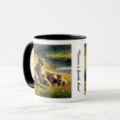 Riverbank Serenity met Cheetahs Mok (Voorkant links)