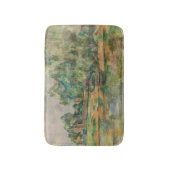 Riverbank van Paul Cezanne Bath Mat (Voorkant Verticaal)
